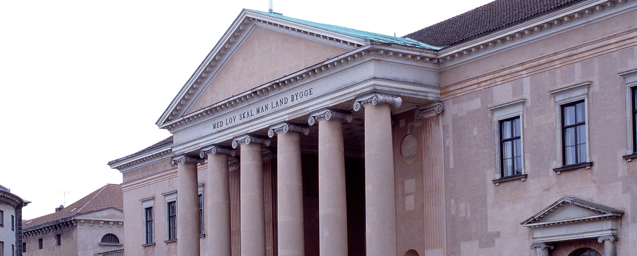 Billedet viser domhuset i København set udefra